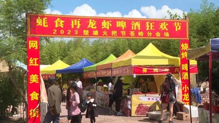 苍岭镇火把节系列活动开幕 体验惬意田园生活